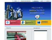 Tablet Screenshot of doxaoilfield.com